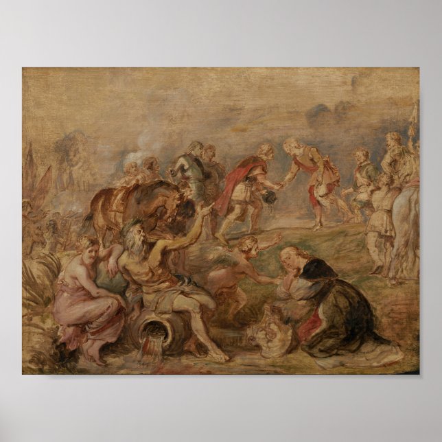 Affiche Réunion du roi Ferdinand de Hongrie (Devant)