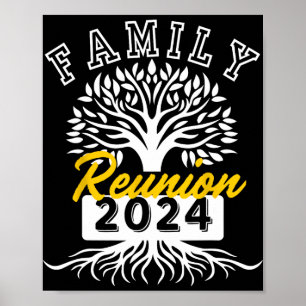 Affiche Réunion familiale 2024 Assister Groupe de réunion 