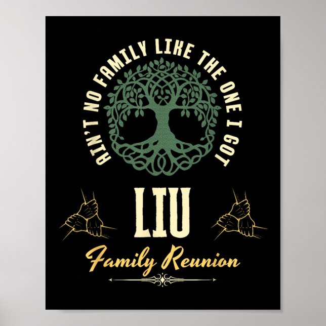 Affiche Reunion familiale 2025 Conception de jumelage - Li (Devant)