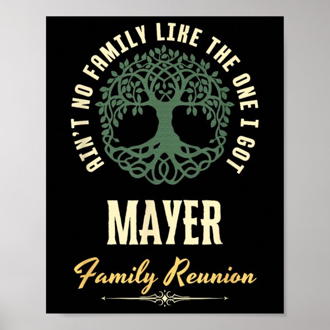 Affiche Reunion familiale 2025 Conception de jumelage - Ma (Devant)
