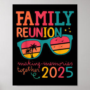Affiche Réunion familiale 2025 Faire des souvenirs Vibes f