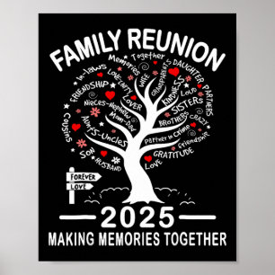 Affiche Réunion familiale 2025 Réunion jumelée de la famil