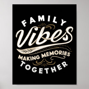 Affiche Réunion familiale 2025 Vibes familiales Faire des 