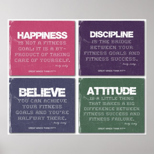 Affiche Réussite de la condition physique (Devant)