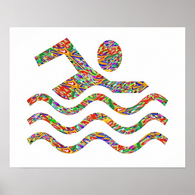 Affiche Réussite de la natation (Devant)