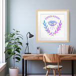 Affiche RÉUSSITE DE L'ENVISION Motivation OEil boho inspir<br><div class="desc">J'espère que vous aimez cet art personnalisé. Gardez le texte tel quel ou ajoutez votre propre texte pour le customiser en cliquant sur "personnaliser" ci-dessus. Vous pouvez également modifier le texte, la police, les couleurs et la couleur arrière - plan. Vous pouvez acheter une simple affiche ou une version entièrement...</div>