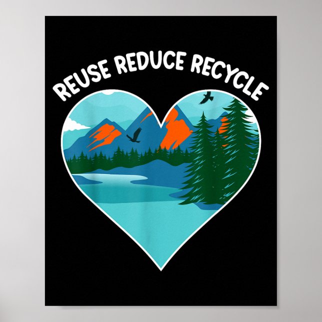 Affiche Réutiliser Réduire Recycler  (Devant)