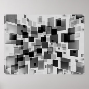 Affiche Rêve Cubiste