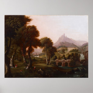 Affiche Rêve d'Arcadia (1838) — Thomas Cole