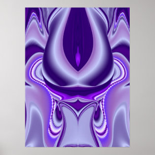 Affiche Rêve de Fleur Violette