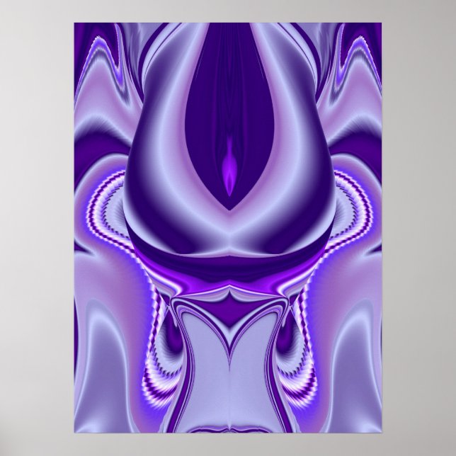 Affiche Rêve de Fleur Violette (Devant)