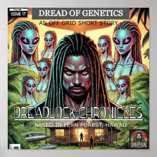 AFFICHE RÊVE DE GÉNÉTIQUE - DREADLOCK CHRONICLES NUMÉRO 17