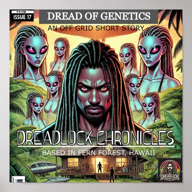 AFFICHE RÊVE DE GÉNÉTIQUE - DREADLOCK CHRONICLES NUMÉRO 17 (Devant)