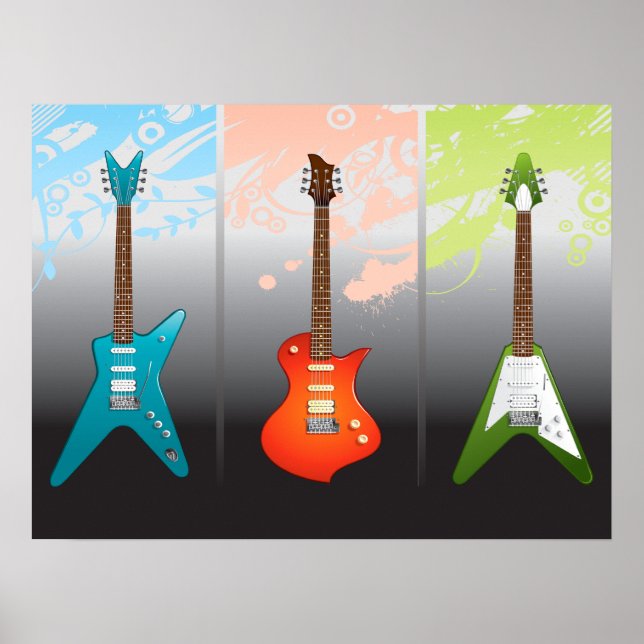 Affiche Rêve des amateurs de guitare électrique (Devant)