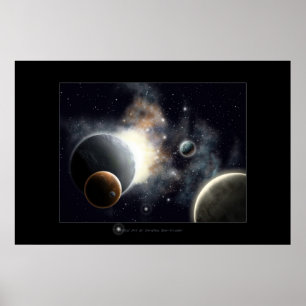 Affiche Rêve d'espace extra-atmosphérique