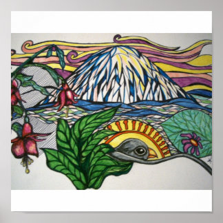 Affiche Rêve du Nord-Ouest du Pacifique