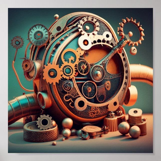 Affiche Rêve généré par IA (Devant)