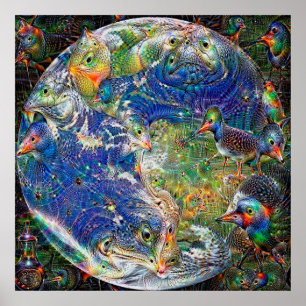 Affiche Rêve profond de la terre de planète