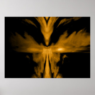 Affiche Réveil de Phoenix Or