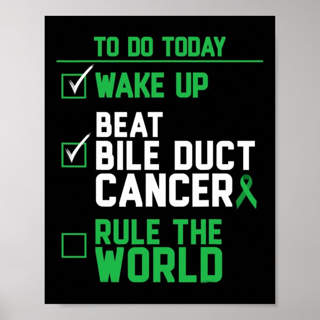 Affiche Réveillez-vous Beat Bile Ducky Cancer Règle Le Mon (Devant)