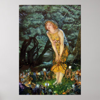 Affiche Réveillon d'été, Edward Robert Hughes