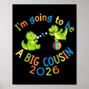 Affiche Révélation de grossesse du grand cousin du dinosau