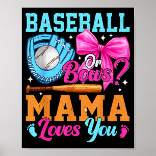 Affiche Révélation du sexe : Baseball ou noeuds, ta maman