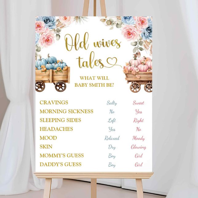 Affiche Révélation du sexe Il ou Elle Herbe de Pampas Citr (Créateur téléchargé)
