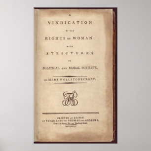 Affiche Revendication des droites de la femme