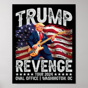 Affiche Revenge Tour 2024 Rock On Voting Condamné Felon R