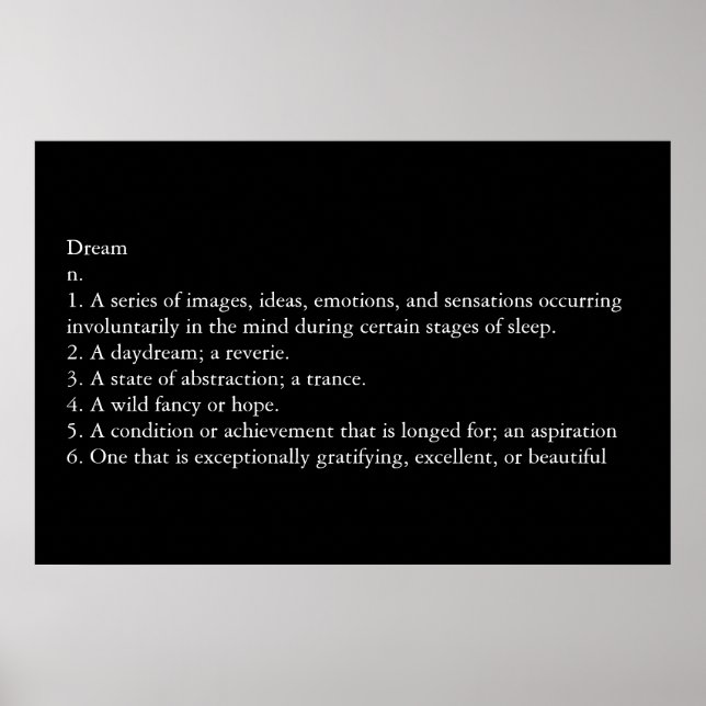 Affiche Rêver (Devant)