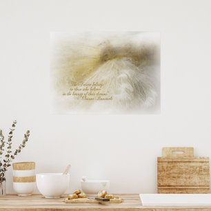 Affiche Rêver en blanc