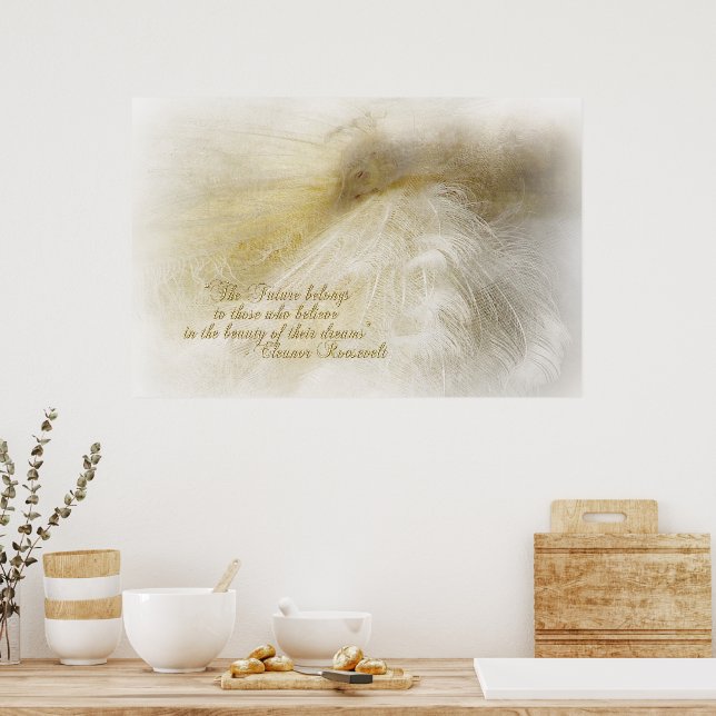 Affiche Rêver en blanc (Cuisine)