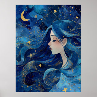 Affiche Rêver sous les étoiles - Déesse