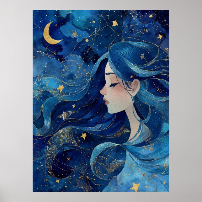 Affiche Rêver sous les étoiles - Déesse (Devant)