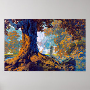 Affiche Rêverie Maxfield Parrish