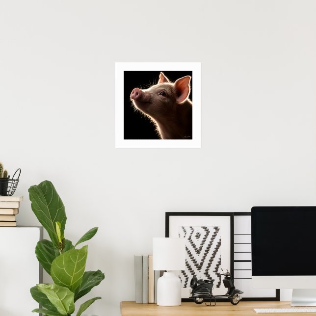 Affiche Rêves de groin rose (Bureau à domicile)