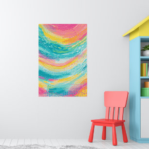 Affiche Rêves de piscine à marée tropicale