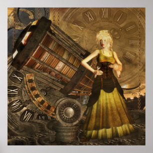 Affiche Rêves télescopiques de Steampunk - de Ceris