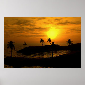 Affiche Rêves tropicaux