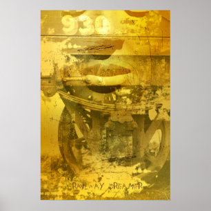 Affiche Rêveur de chemin de fer