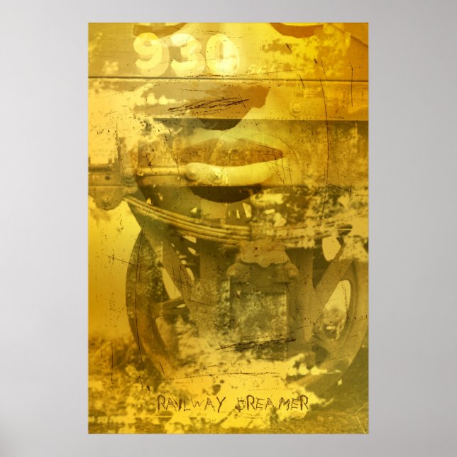 Affiche Rêveur de chemin de fer (Devant)