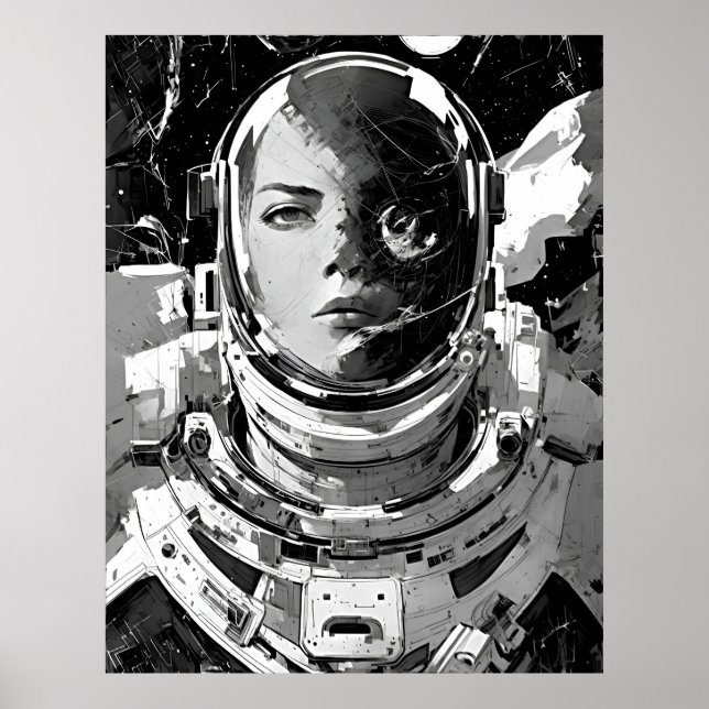 Affiche Rêveuse galactique : Astronaut Girl (Devant)