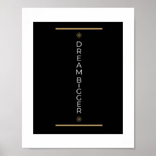 Affiche Rêvez plus grand