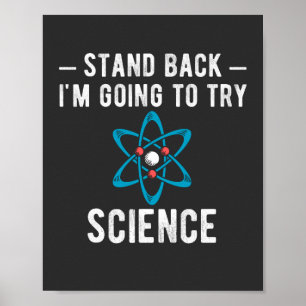 Affiche Reviens Je vais essayer la science, je vais essaye
