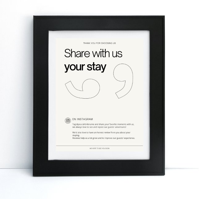 Affiche Révision et promotion auberge bed & breakfast info (Créateur téléchargé)