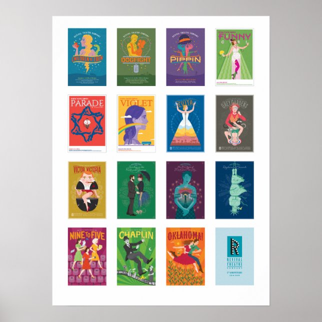 Affiche Revival Theatre Company Cinq Saisons (Devant)