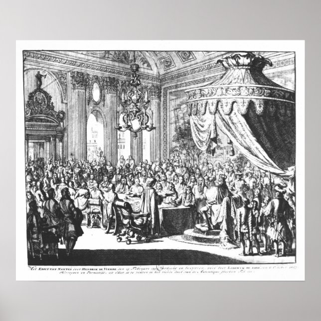 Affiche Révocation de l'édit de Nantes (Devant)