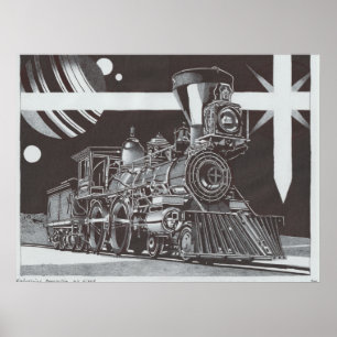 Affiche Révolution industrielle la nuit