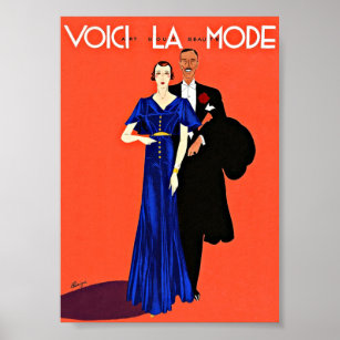 Affiche Revue vintage 1930